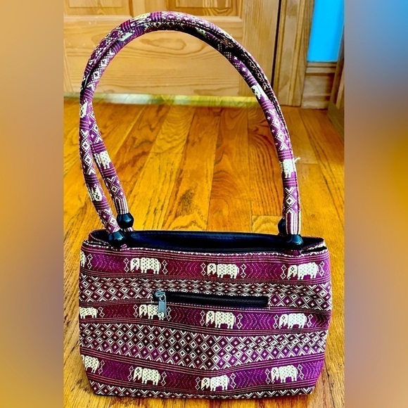 Handmade Gold Elephant Purse Alabama Crimson Tide Republican Thailand Asia Gift - Picture 1 of 8